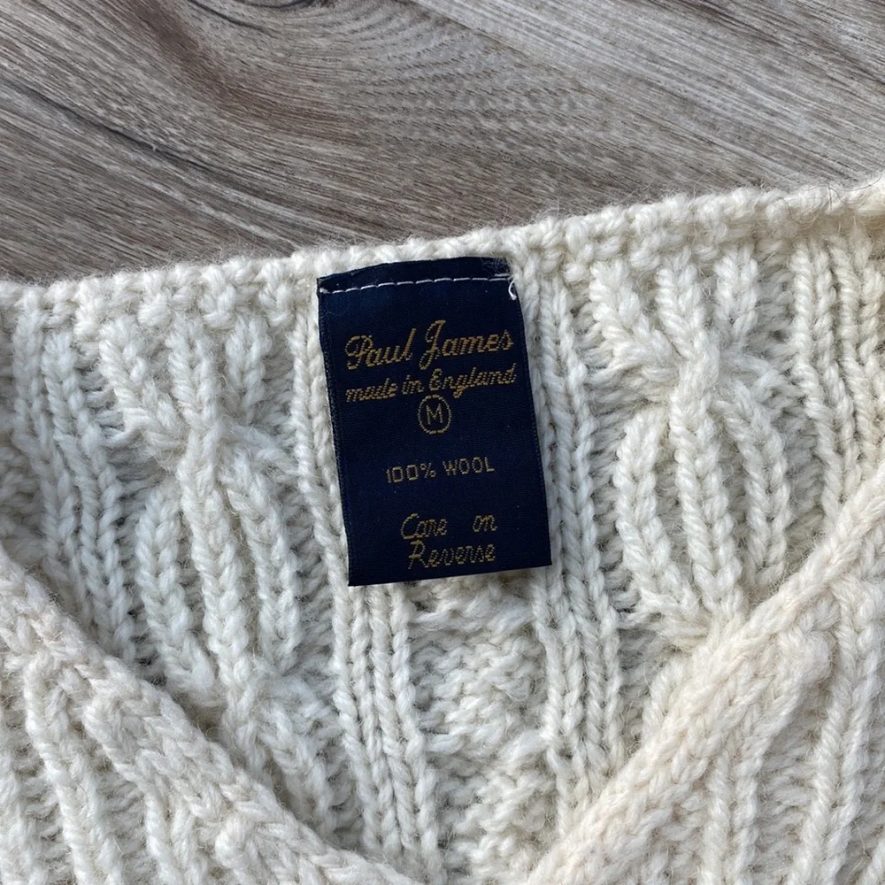 Vintage wool Paul James sweater - Picture 2 of 5